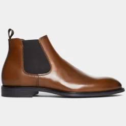 98500 Chelsea Støvler, Cognac, 43