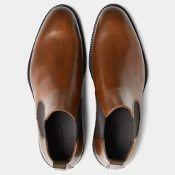 98500 Chelsea Støvler, Cognac, 43