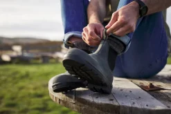 587 Classic Chelseastøvle, Rustic Black, 41