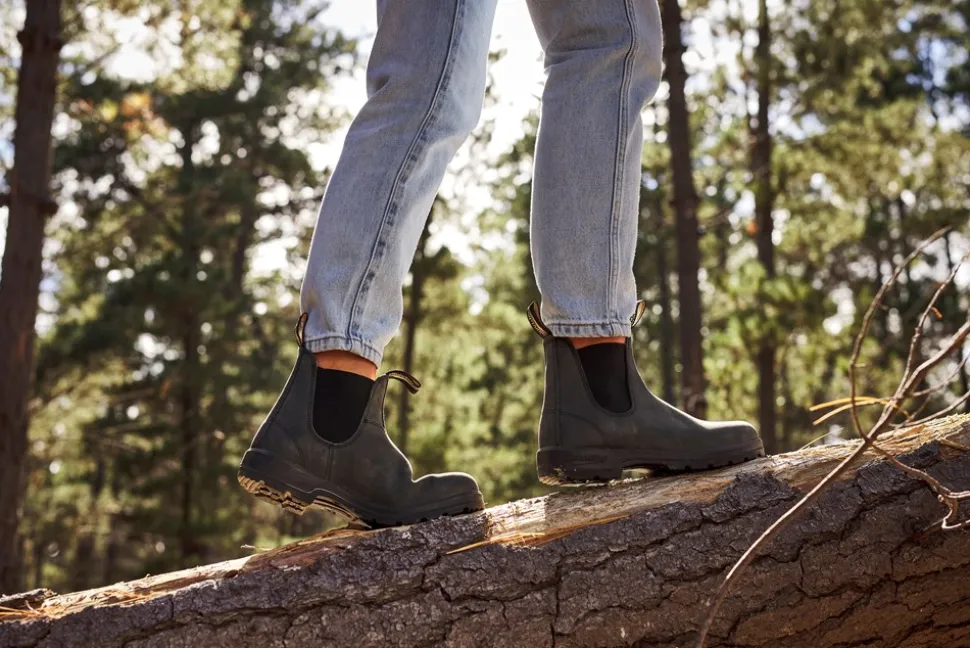 587 Classic Chelseastøvle, Rustic Black, 41