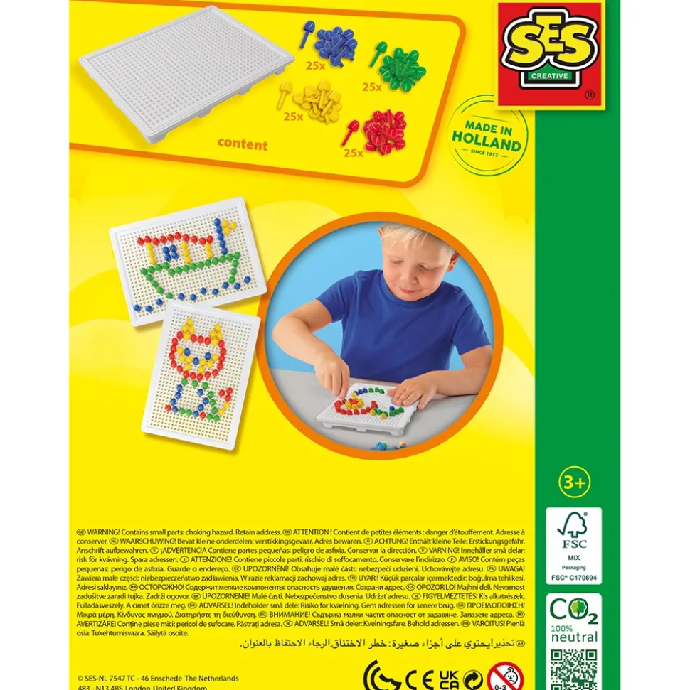 100 Dele Stiftmosaik