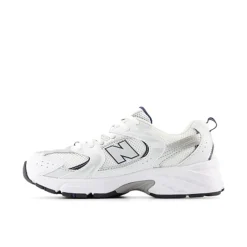 530 Kids' Sneakers, White/Navy, 38.5