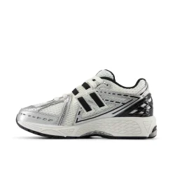 1906 Lace Kids Sneakers, Silver Metallic/Black, 29