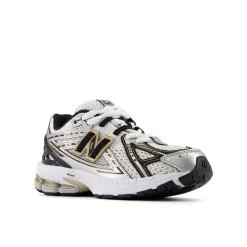 1906 Lace Kids Sneakers, Silver Metallic/Gold Metallic, 34.5