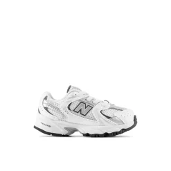 530 Little Kids' Sneakers, White/Silver Metallic, 21