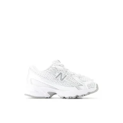 740 Little Kids Sneakers, White/Silver Metallic, 26