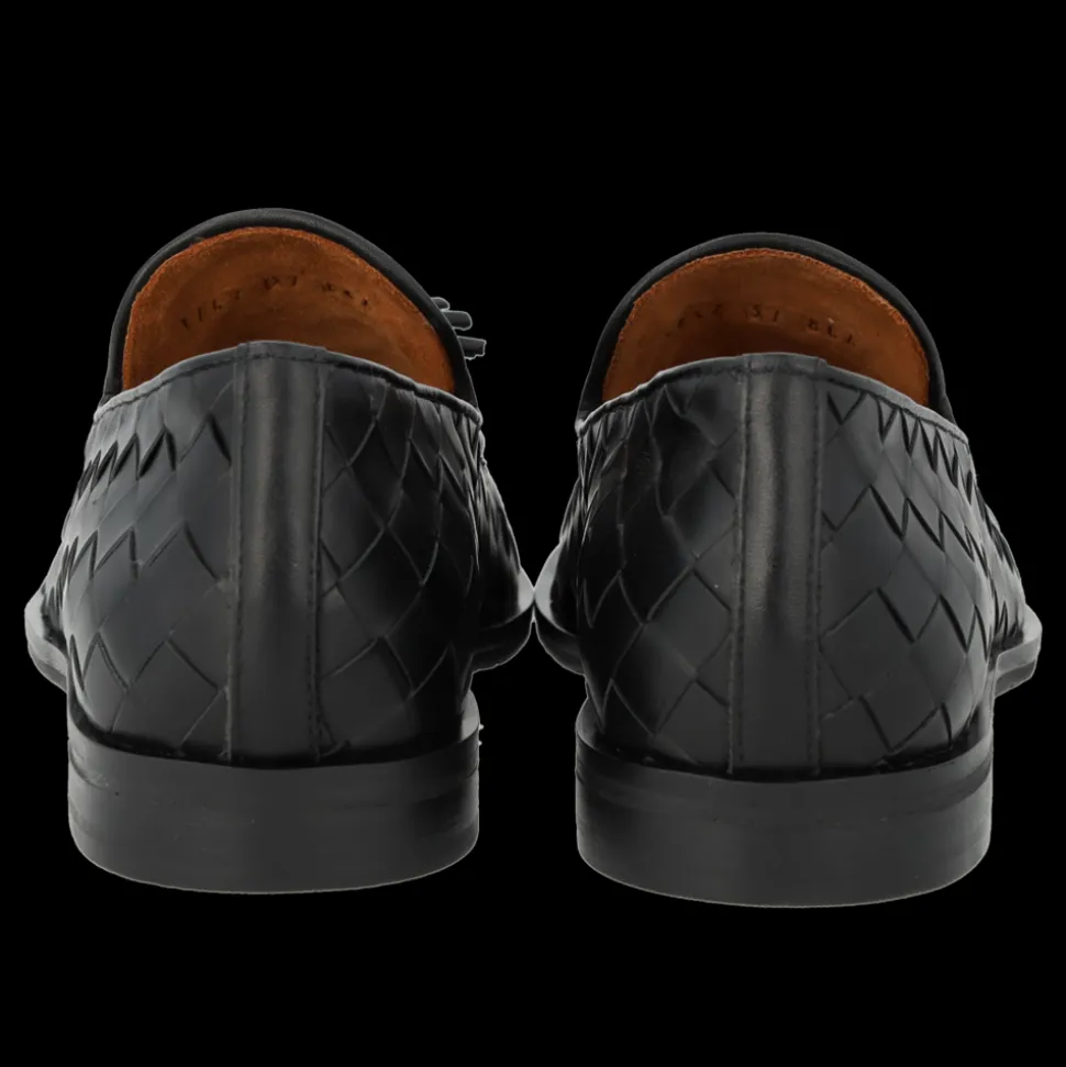 1742-101 Loafers, Black Braid, 39