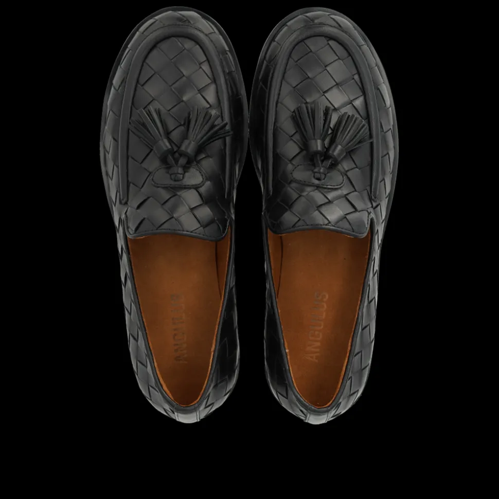 1742-101 Loafers, Black Braid, 39