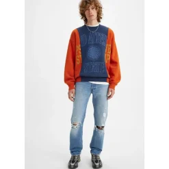 501 Original Jeans, Medium Indigo Destructed, W32/L32