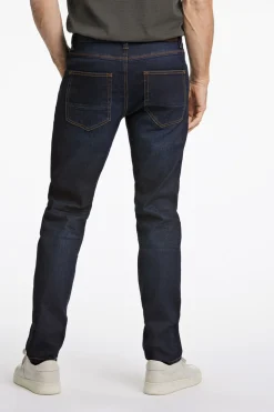 5 Pocket Superflex Jeans, Raw Navy Wash, W38/L34