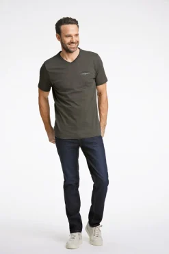 5 Pocket Superflex Jeans, Raw Navy Wash, W38/L34