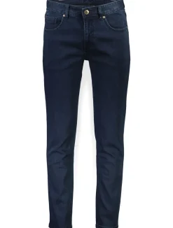 5 Pocket Tapered Jeans, Fine Blue, W32/L32