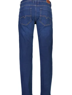 5 Pocket Tapered Jeans, Rain Blue, W42/L32