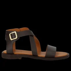 5442-119 Sandaler, Dark Brown, 38