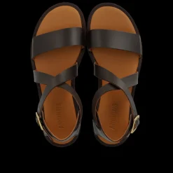 5442-119 Sandaler, Dark Brown, 38