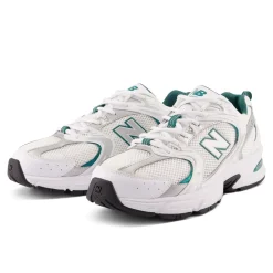 530 Sneakers, White/Silver Metallic/Vintage Teal, 37.5