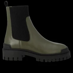 7653-101 Støvler, Oliven/Sort, 39