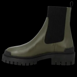 7653-101 Støvler, Oliven/Sort, 39