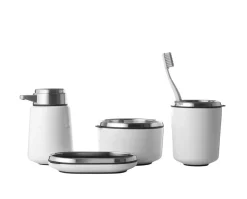 7 Tandbørstekrus, Hvid