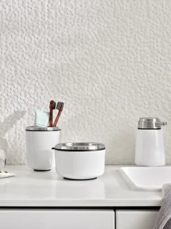 7 Tandbørstekrus, Hvid