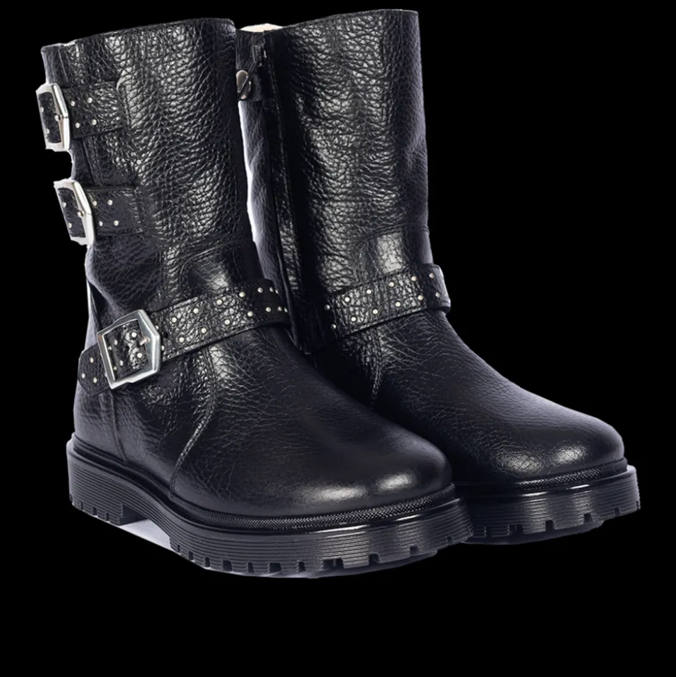 2182-101 Tex-Støvler, Black, 35