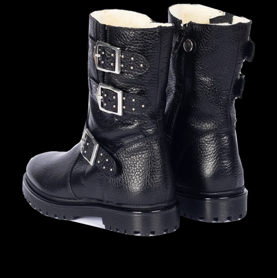 2182-101 Tex-Støvler, Black, 35