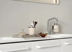 9 Vægophængt Sæbedispenser, Beige