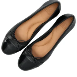 A8041 Ballerinasko, Black Patent/Black Nappa, 37