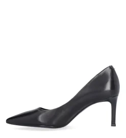 A5629 Højhælede Sko, Black Nappa, 40