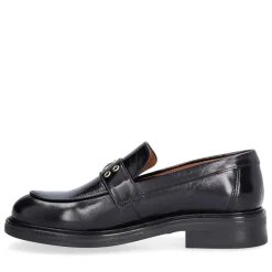 A7032 Loafers, Black Athene Calf/Gold, 40