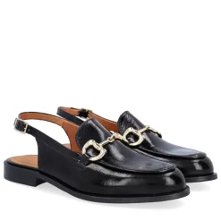 A6340 Loafers, Black Naplack, 41