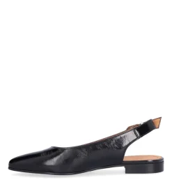 A16302 Slingback Ballerinasko, Black, 38