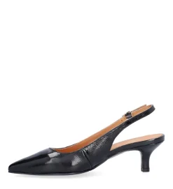 A2950 Slingback Pumps, Black, 38