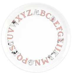 ABC Mumi Tallerken, Laks, Ø20