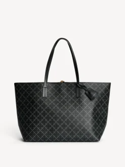Abigail Tote Bag, Charcoal