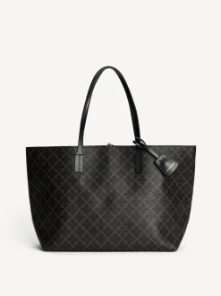 Abigail Tote Bag, Dark Chocolate