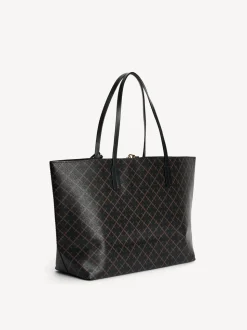 Abigail Tote Bag, Dark Chocolate