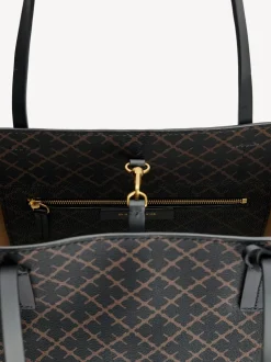 Abigail Tote Bag, Dark Chocolate