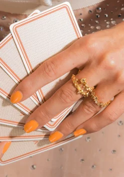 Adagio Ring, Gold Plated, 56