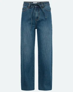 Adanna Jeans, Medium Blue, 34