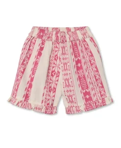 Addie Shorts, Cloud Dancer Pink Stripe, 110 cm