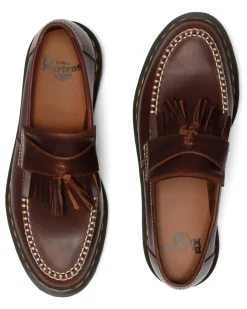 Adrian Ben Butterscotch Orleans Loafers, Brown, 42