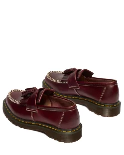 Adrian Tassel Orleans Loafers, Cherry Red, 43