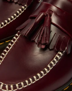 Adrian Tassel Orleans Loafers, Cherry Red, 43