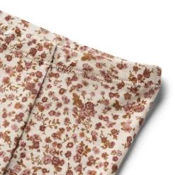 Agi Wool Baby Leggings, Rose Flowers, 80 cm