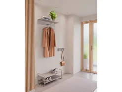 A-Hallway Shelf Knagerække, Soft Grey