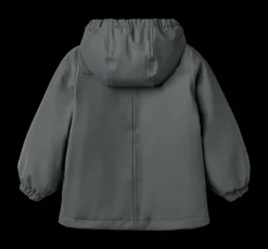 Aju Termo Regnjakke, Greyblue, 116 cm