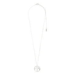 Alia Recycled Halskæde, Silver Plated, 40 cm