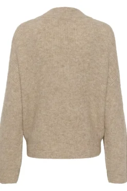 AlphaGZ Striktrøje, Warm Sand Melange, L