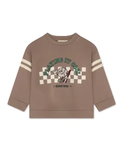 Alvin Cool Sweatshirt, Pinebark, 104 cm